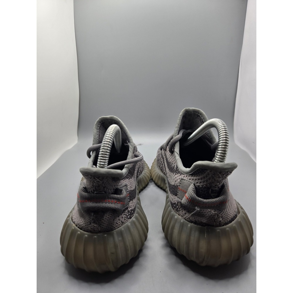 Adidas Yeezy Boost 350 V2 Beluga 2.0 Size 4 Mens AH2203 Grey Orange Sneaker Fair - Picture 9 of 11